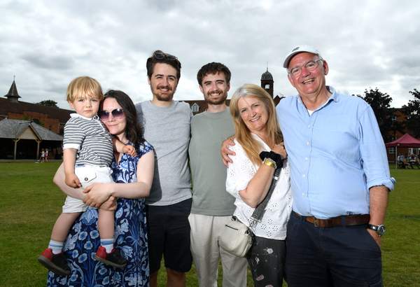 Junior School Headmaster Antony Hudson and family 